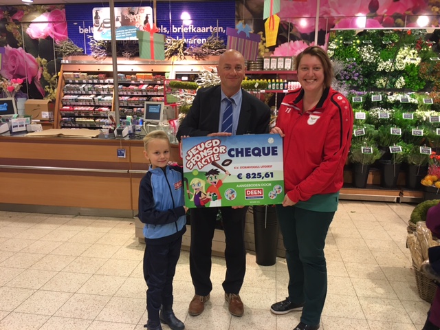Mooi bedrag DEEN Jeugdsponsor Actie!