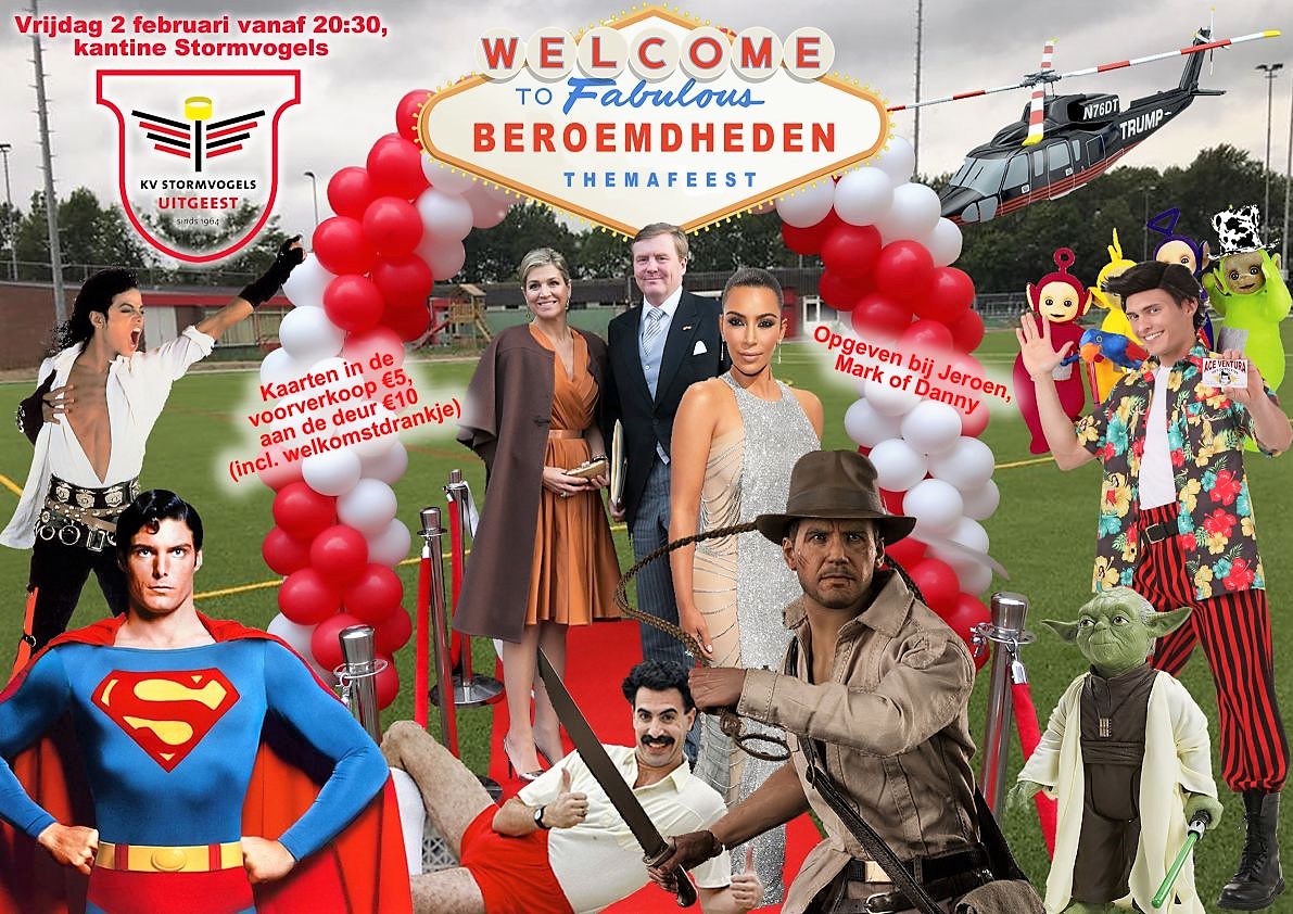 Vrijdag 2 februari Themafeest
