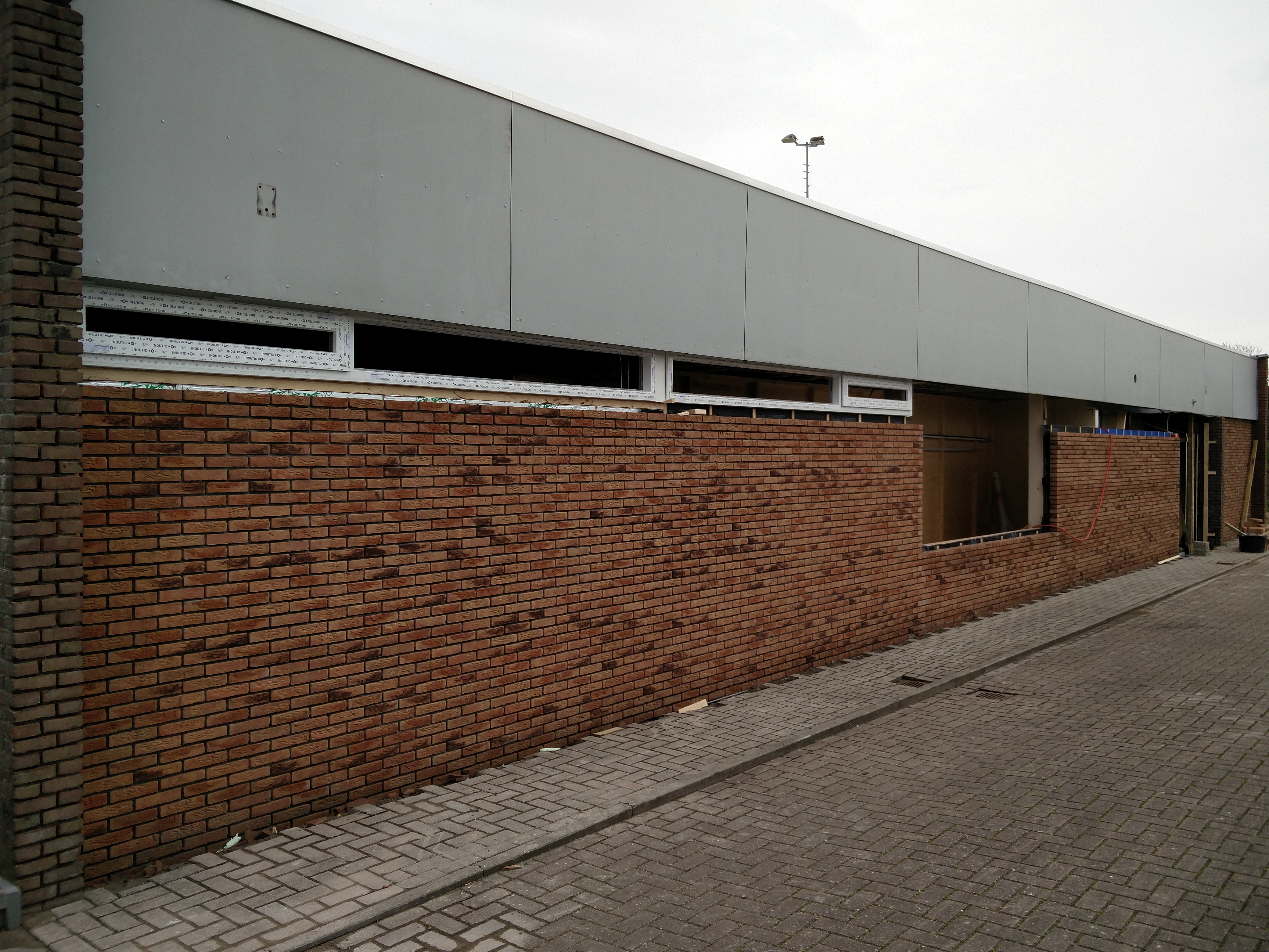 Verbouwing westgevel