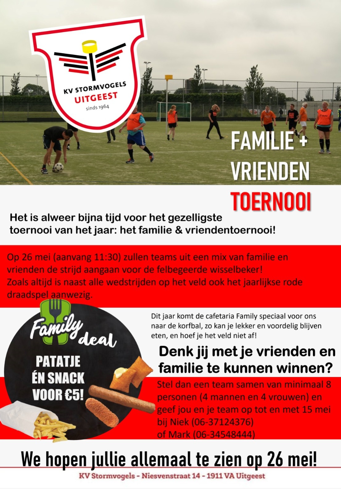 Familie + vrienden toernooi