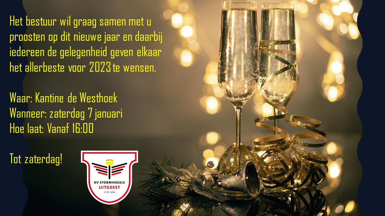 Nieuwjaarsreceptie 2023